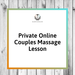 Private Online Couples Massage Lesson