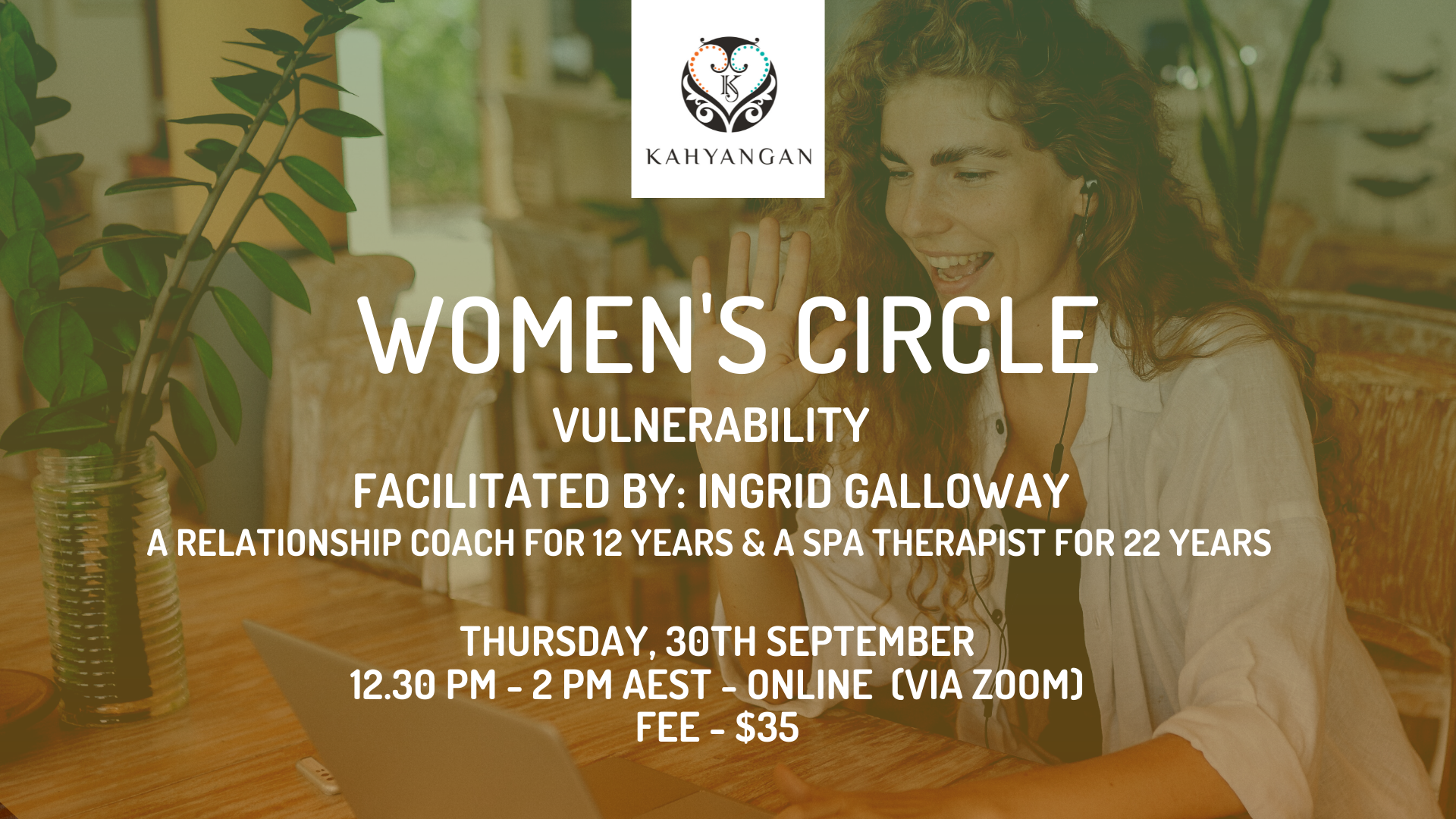 SEPTEMBER - Women's Circle "Vulnerability"
