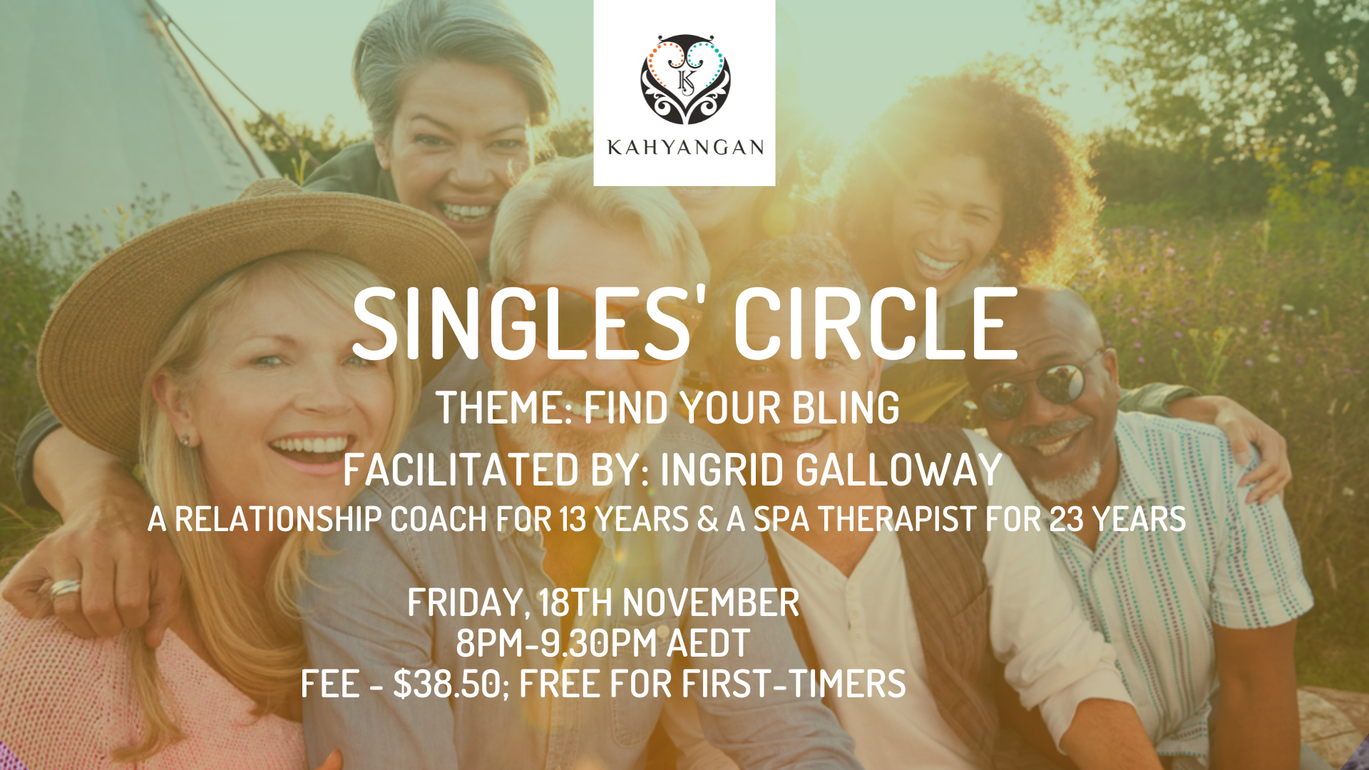 Singles' Circle (Live via Zoom)